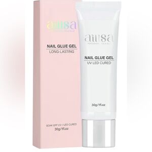 AILLSA Solid Gel Nail Glue for Nail Tips Super Strong  UV LED Cured 30g /1 Fl Oz